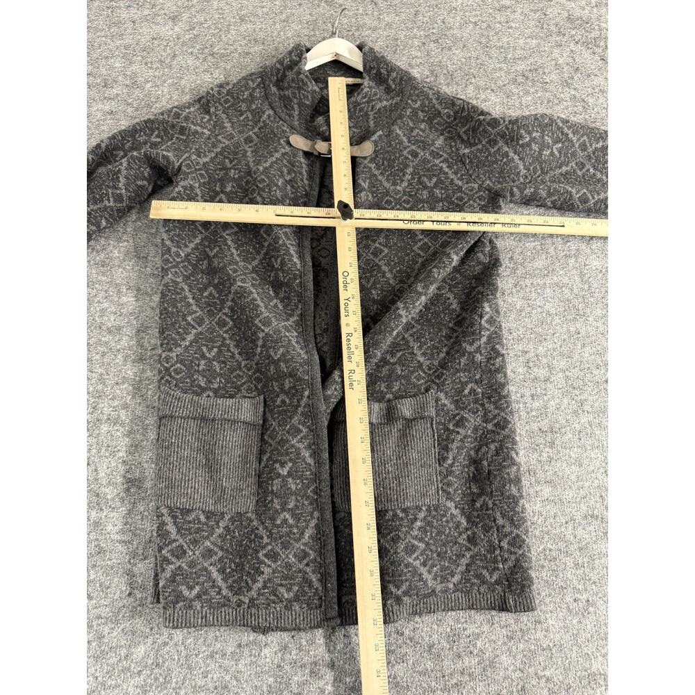 Chiaramente Sweater Women Cardigan Large Open Jacket Pullover Italy Wool A7 - Picture 7 of 10